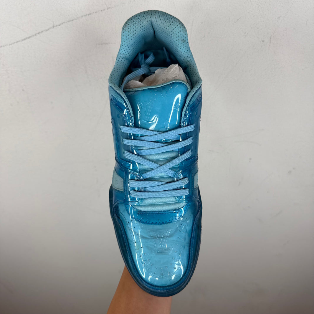 Louis Vuitton Blue Transparent Trainer Low Sneakers