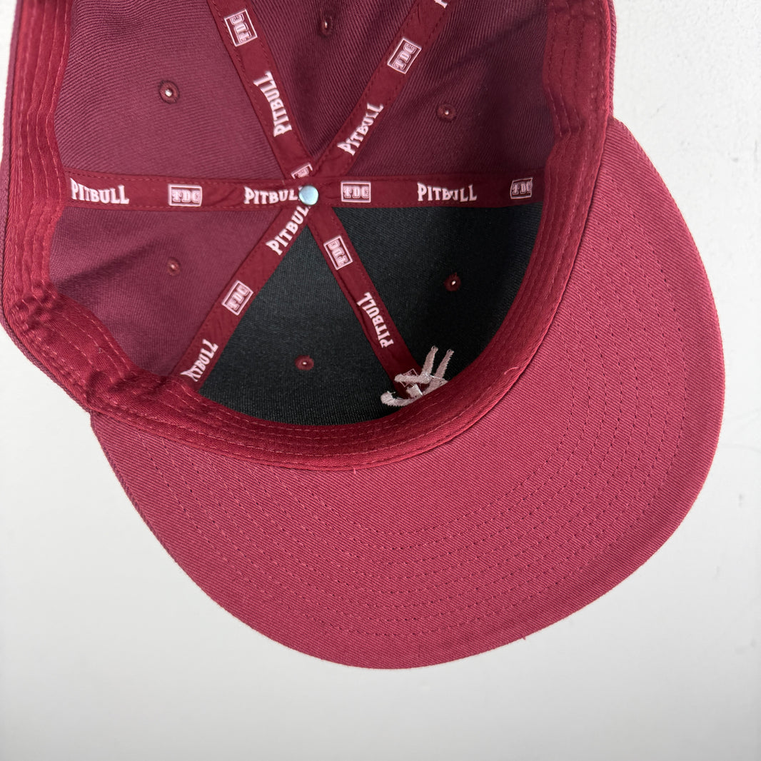 YVL Maroon Fitted Hat