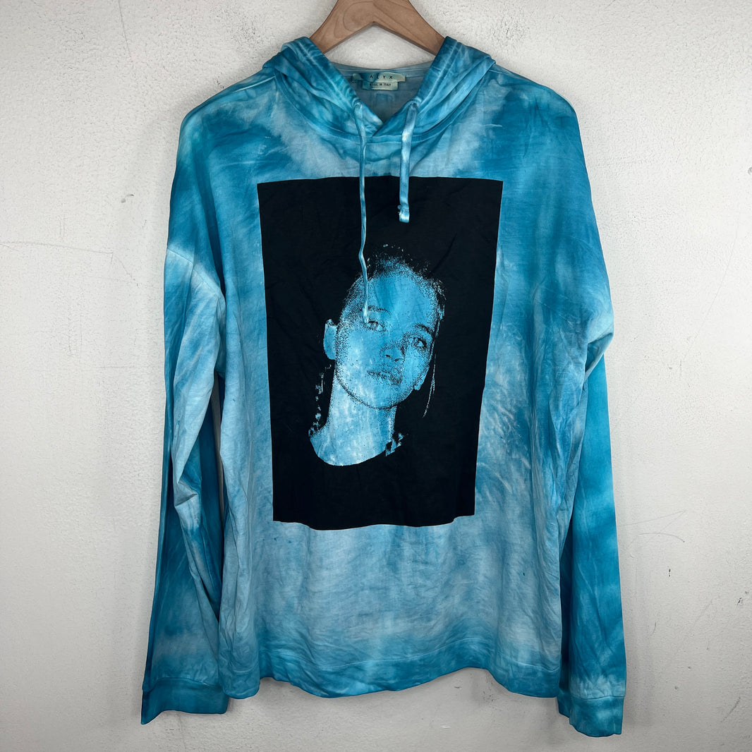 Alyx Blue Dyed Braids Hoodie