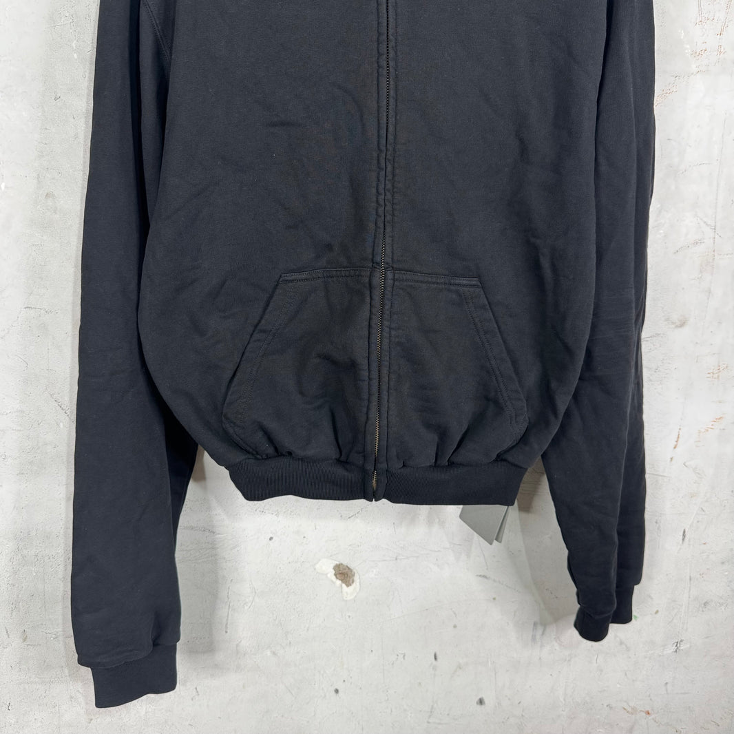 Balenciaga Tab Logo Zip Hoodie