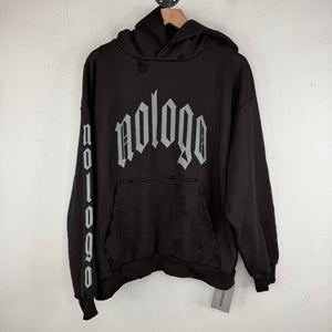 Balenciaga No Logo Black Hoodie