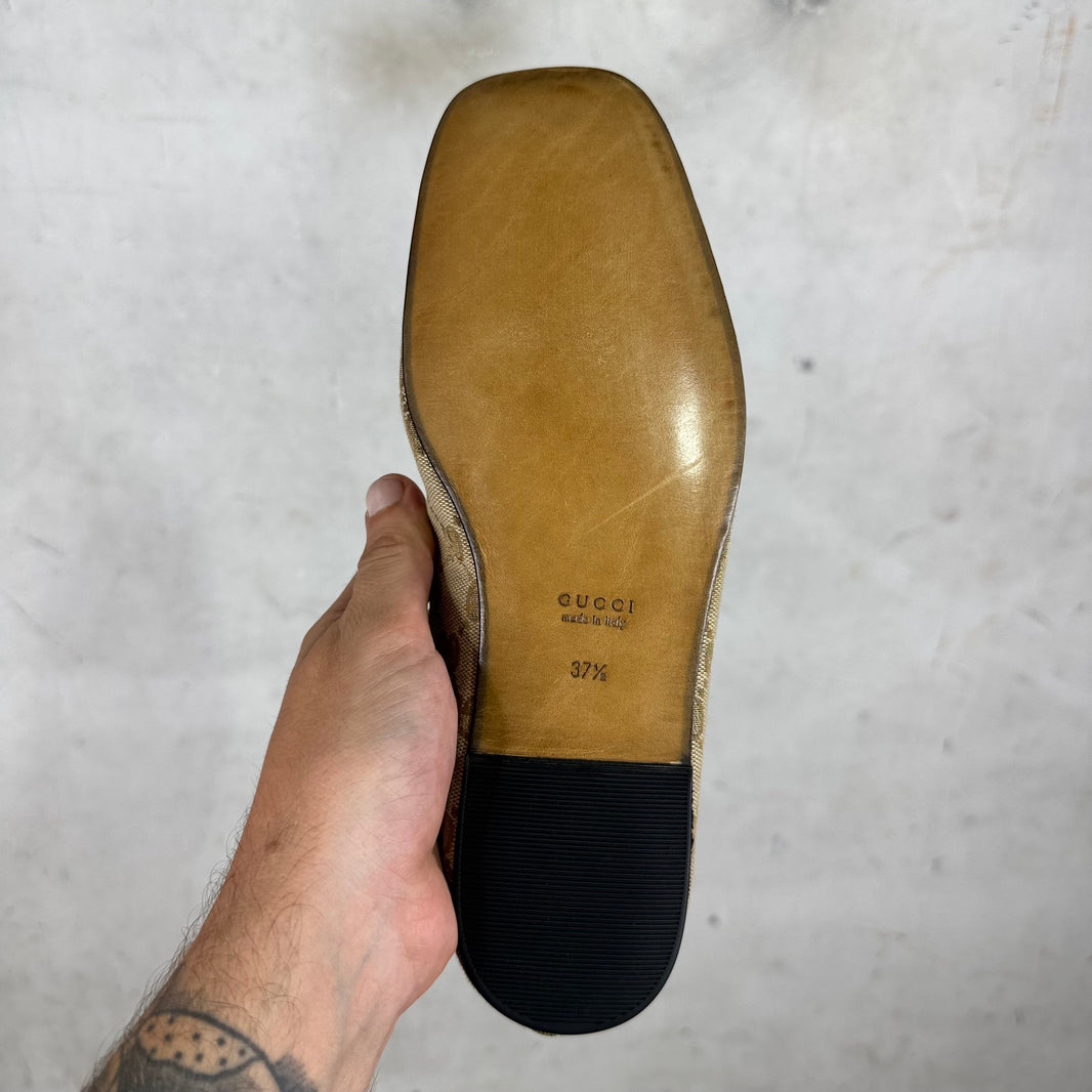 Gucci Monogram Raggazo Mules DS