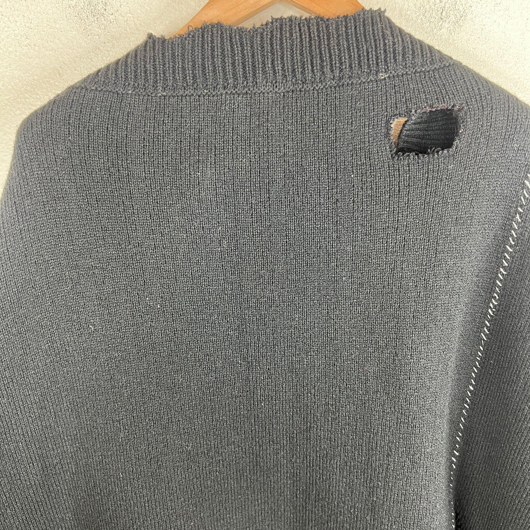 Raf Simons Oversized Distressed Rena Sweater