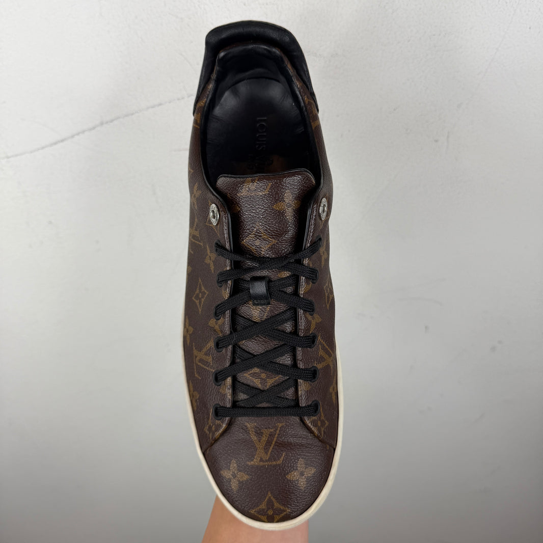 Louis Vuitton Brown Monogram Leather Low Sneakers