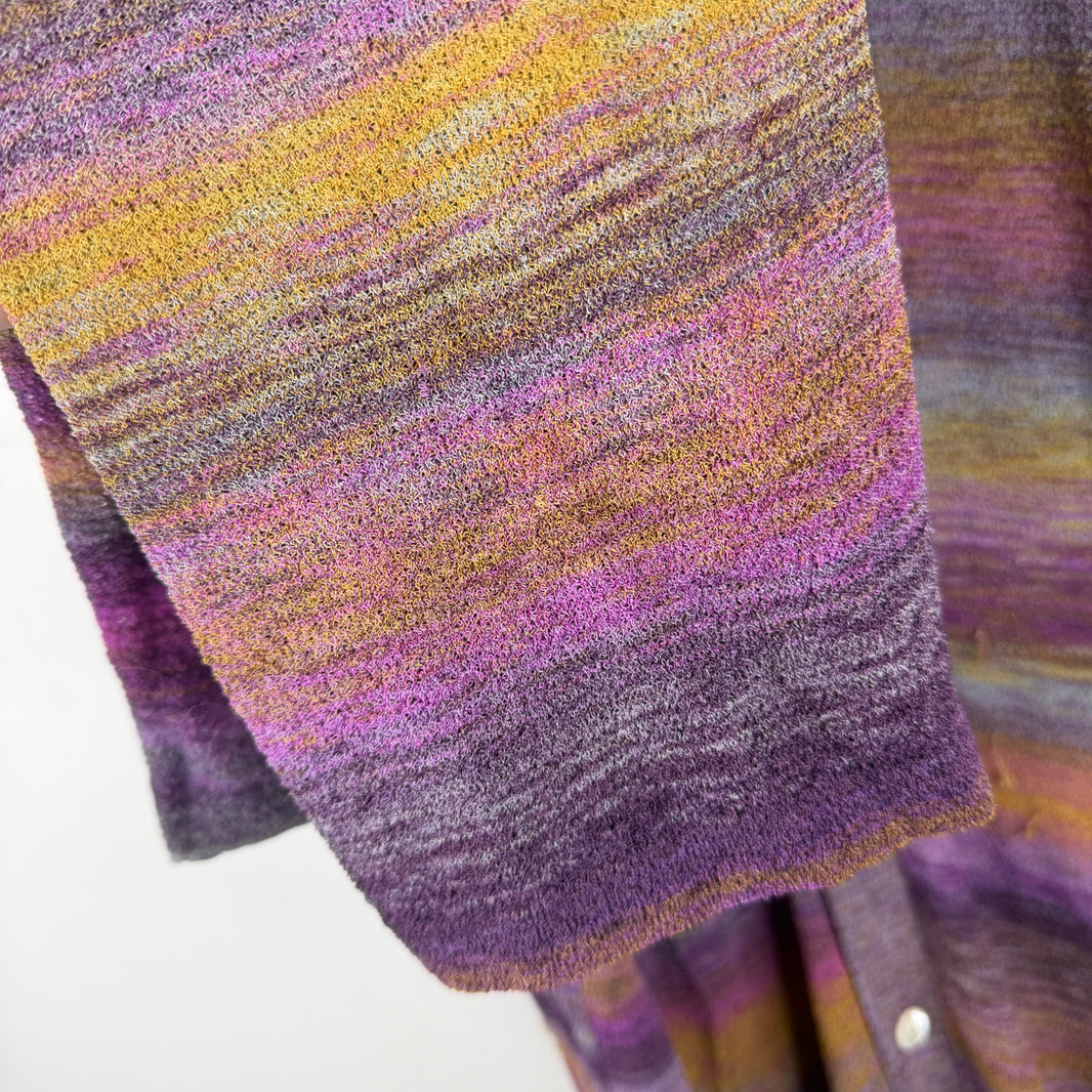 Needles Purple/Yellow Thin Cardigan