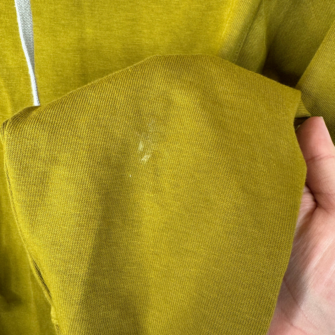 Rick Owens Fogachine Yellow Hoodie
