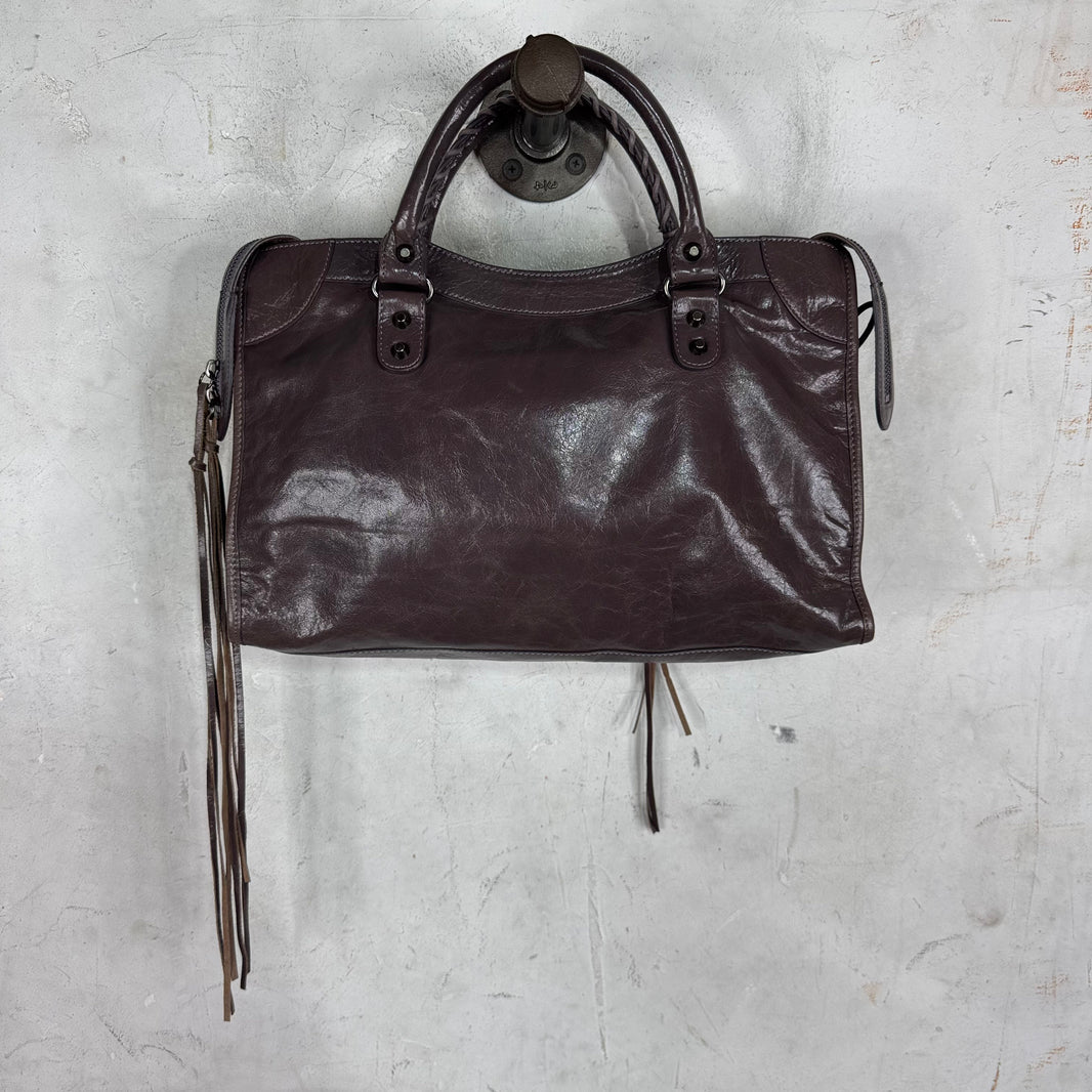 Balenciaga Purple City Bag