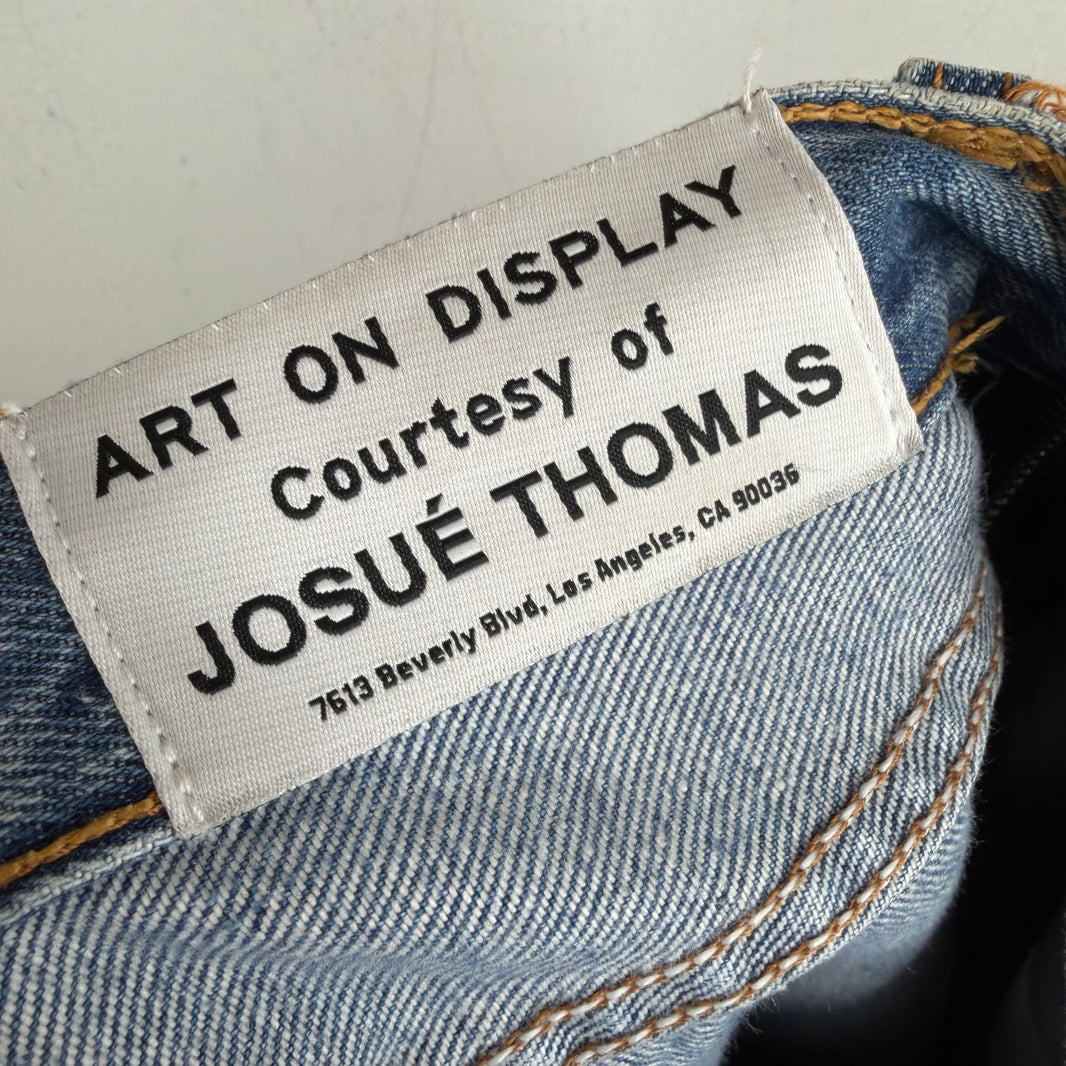 Gallery Dept Straight Leg Side Zipper Denim Jeans