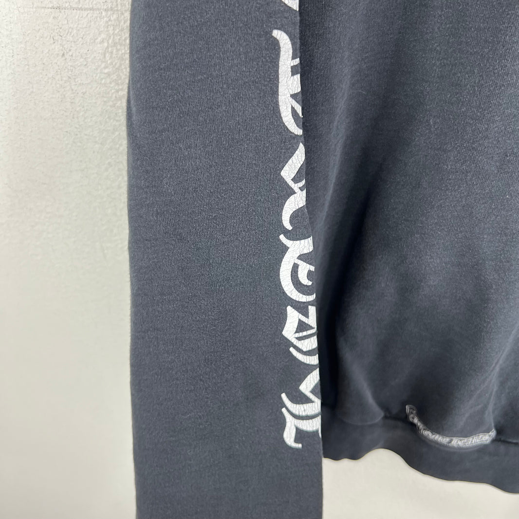 Chrome Hearts Smoked Vertical Logo Hoodie