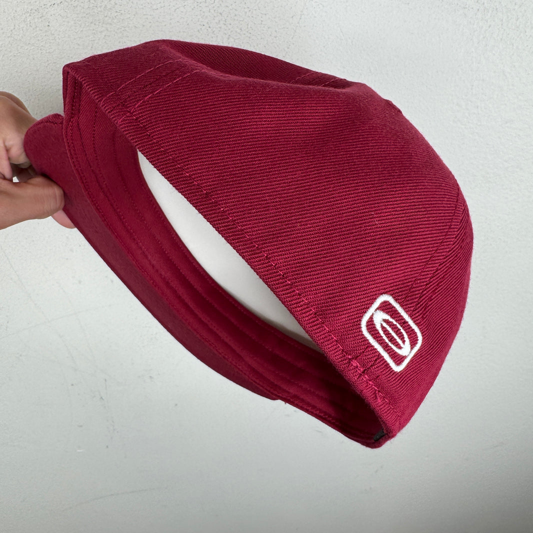 YVL Maroon Fitted Hat