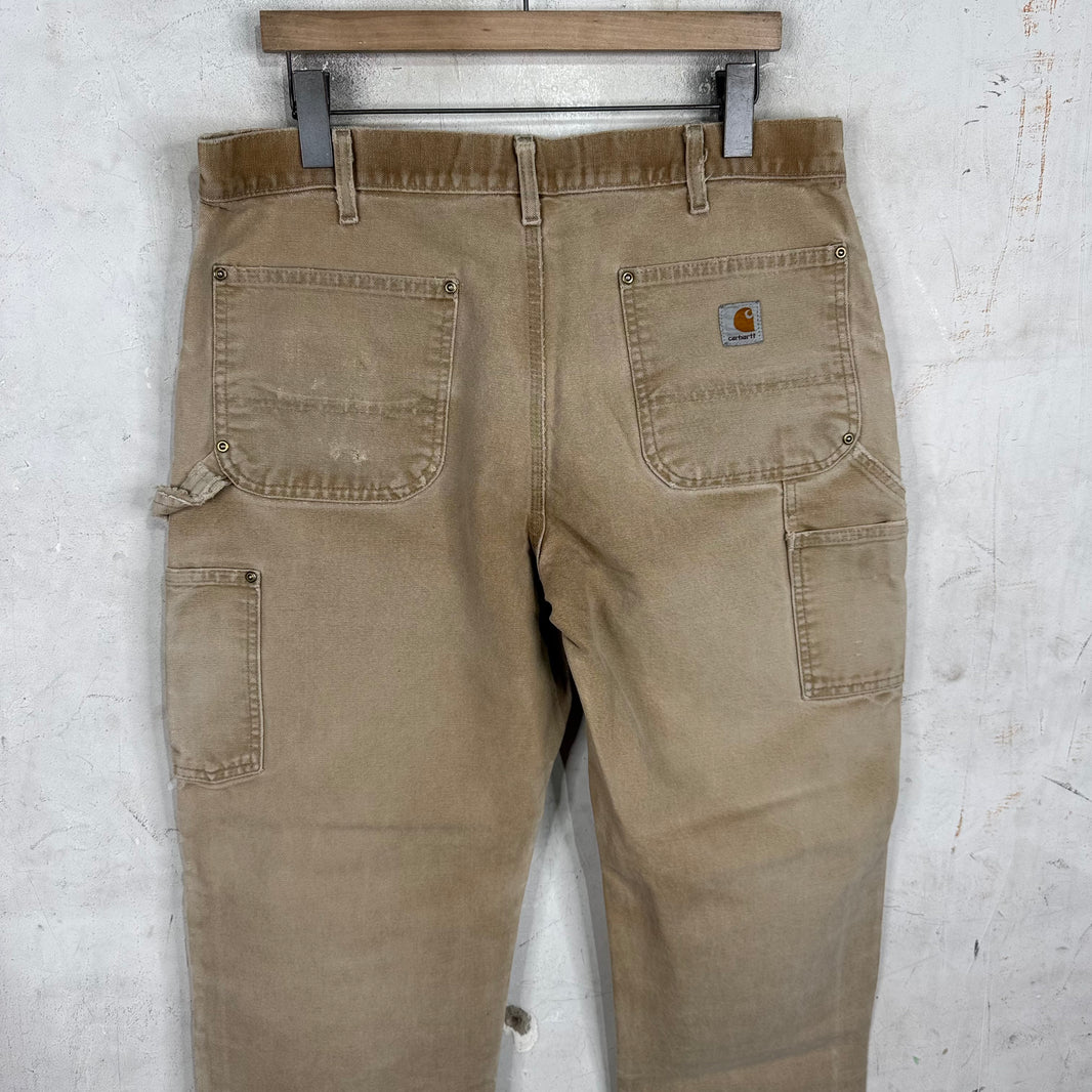 Vintage Carhartt Smoked Beige Double Knees