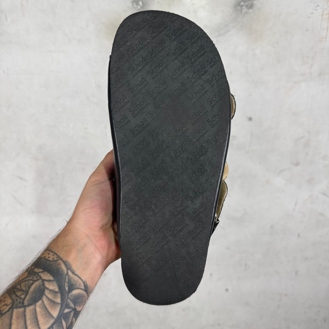 Balenciaga x Scholl Buckled Sandals