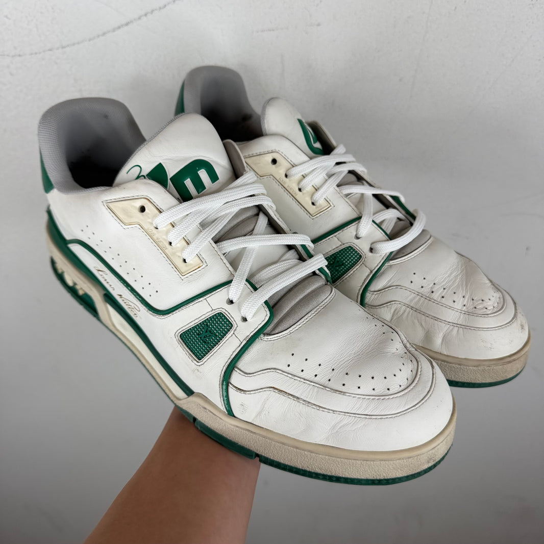 Louis Vuitton Green OG Trainer Low Sneakers