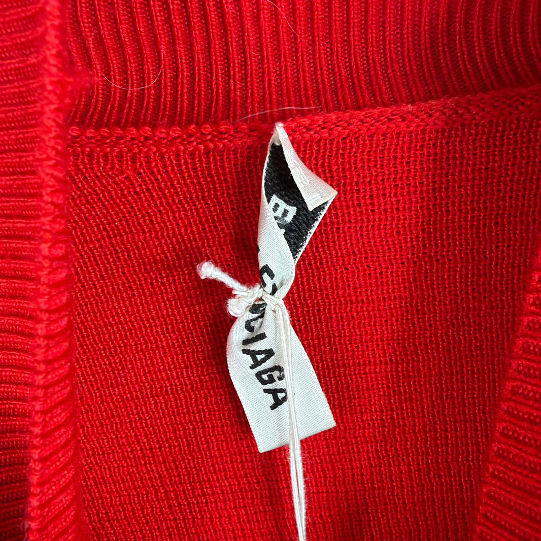 Balenciaga YE24 Shoulder Pad Knit Sweater