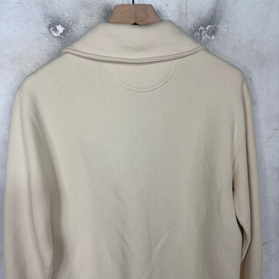 Ralph Lauren Rugby Roll Collar Cotton Cardigan