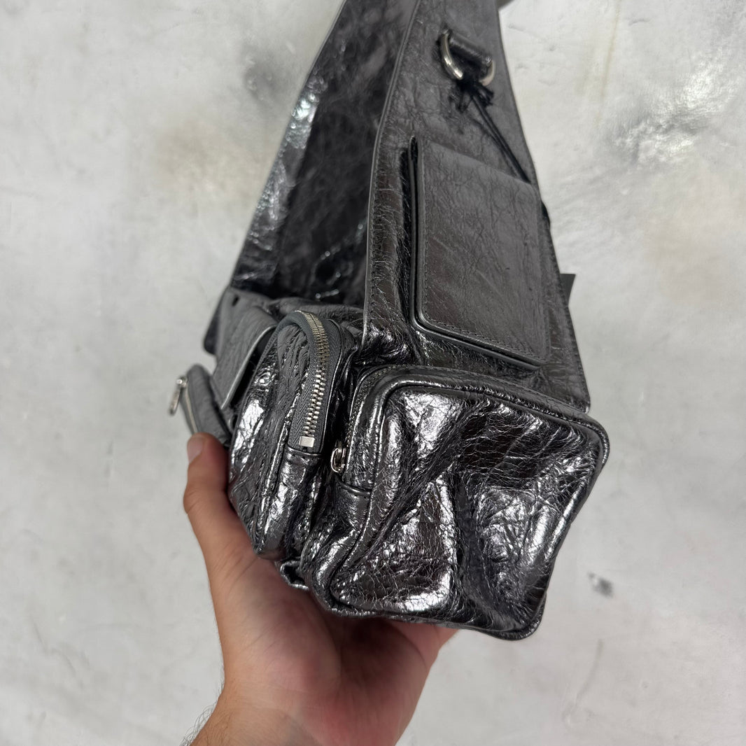Balenciaga Gunmetal Super Busy Bag