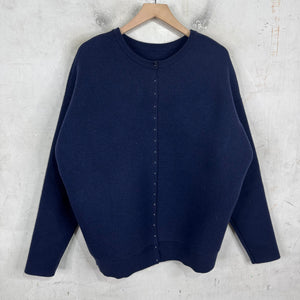 Loewe Double Faced Wool Blend Runway Cardigan