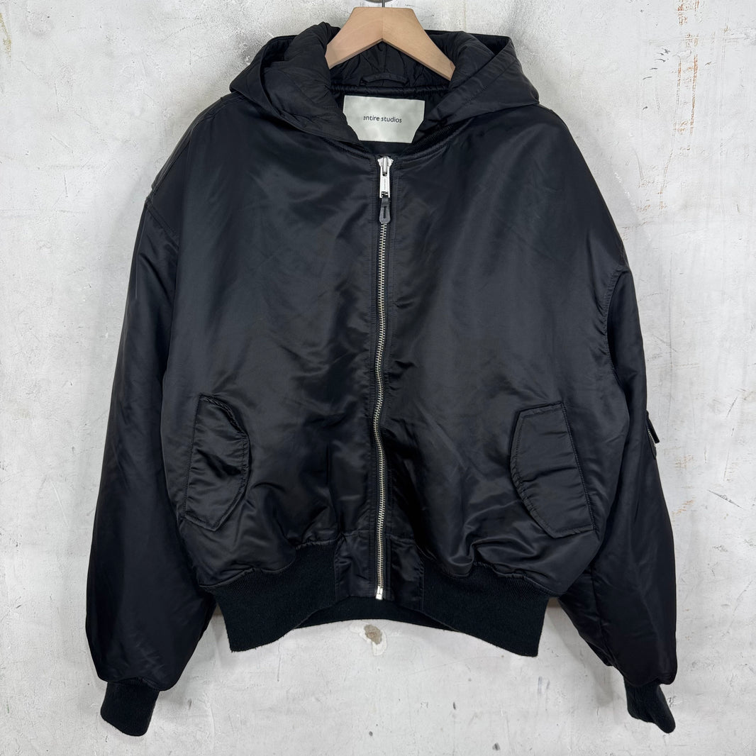 Entire Studios Hooded Bomber Jacket