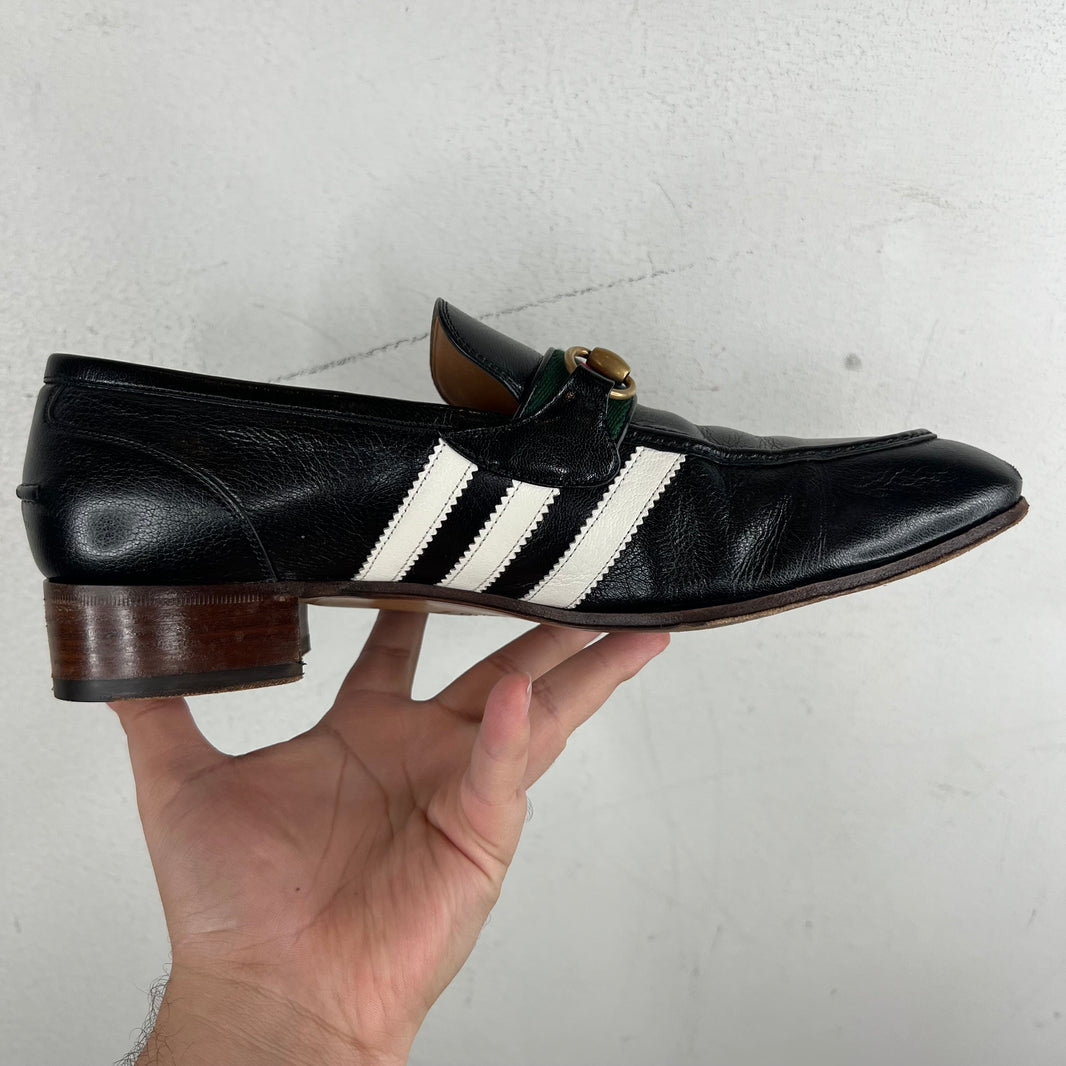 Gucci Adidas Horsebit Loafers