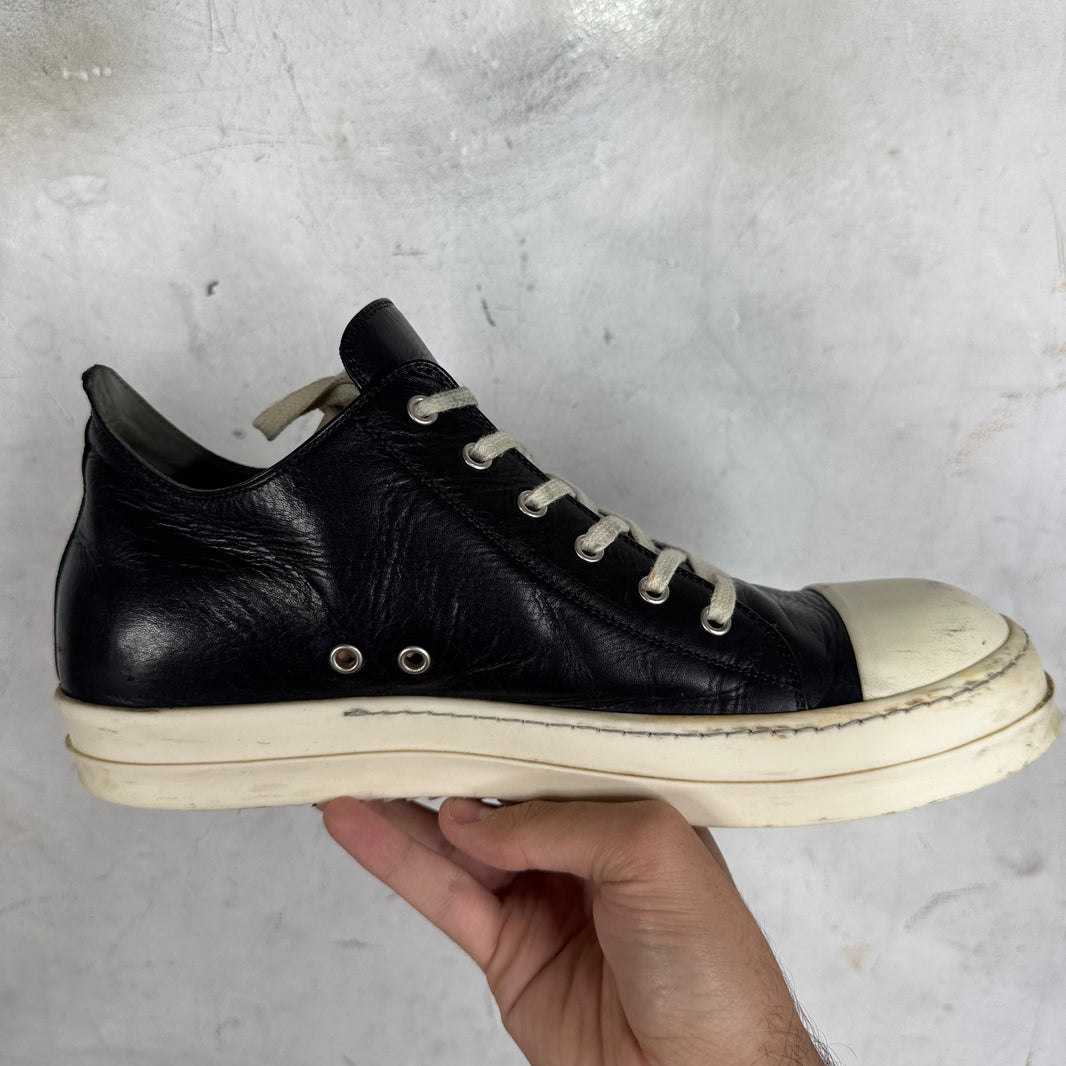 Rick Owens Black Leather Ramones