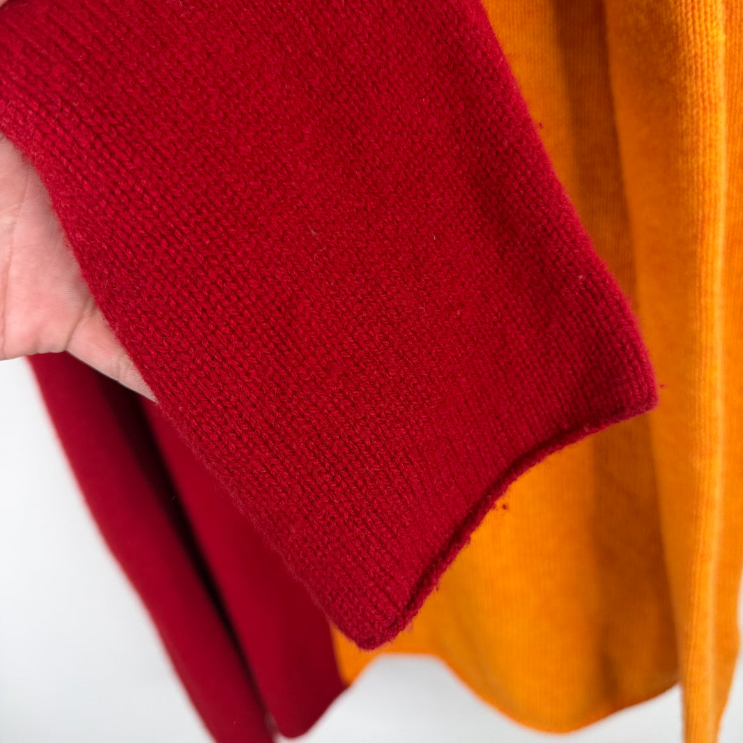 Loewe Split Orange/Red Cardigan