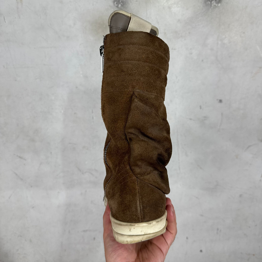 Rick Owens Brown Suede CargoBaskets