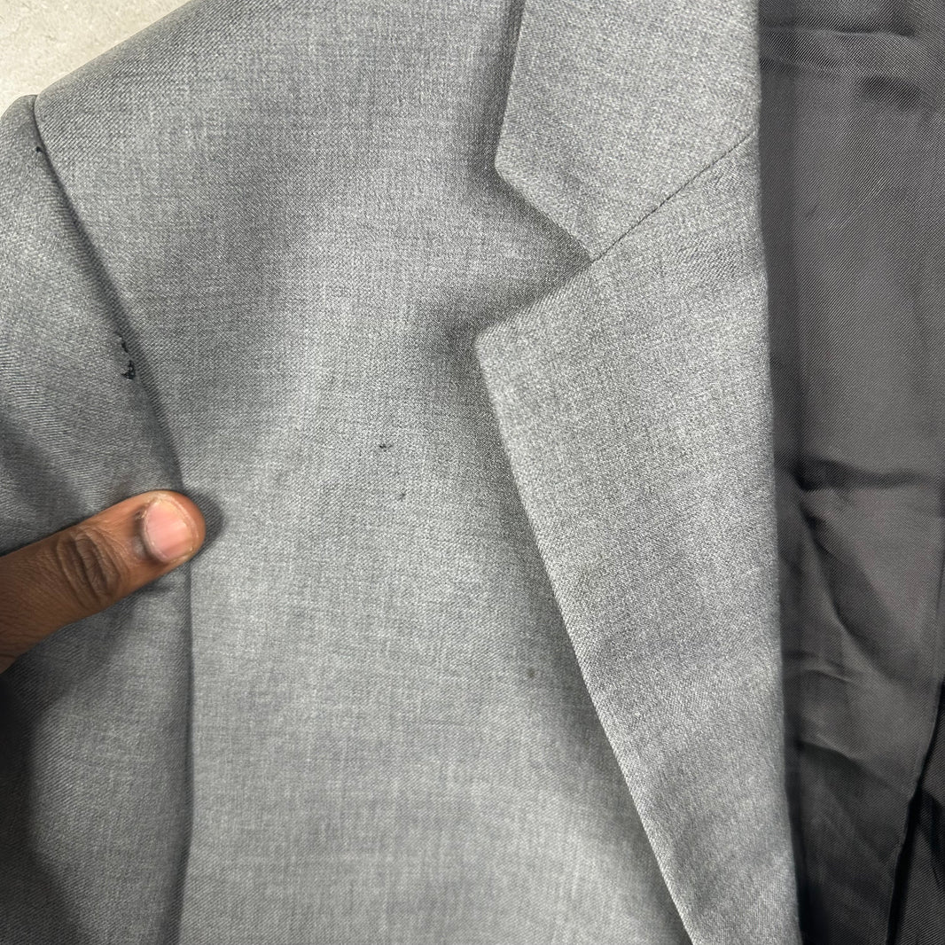Givenchy Gray Wool Suit Set