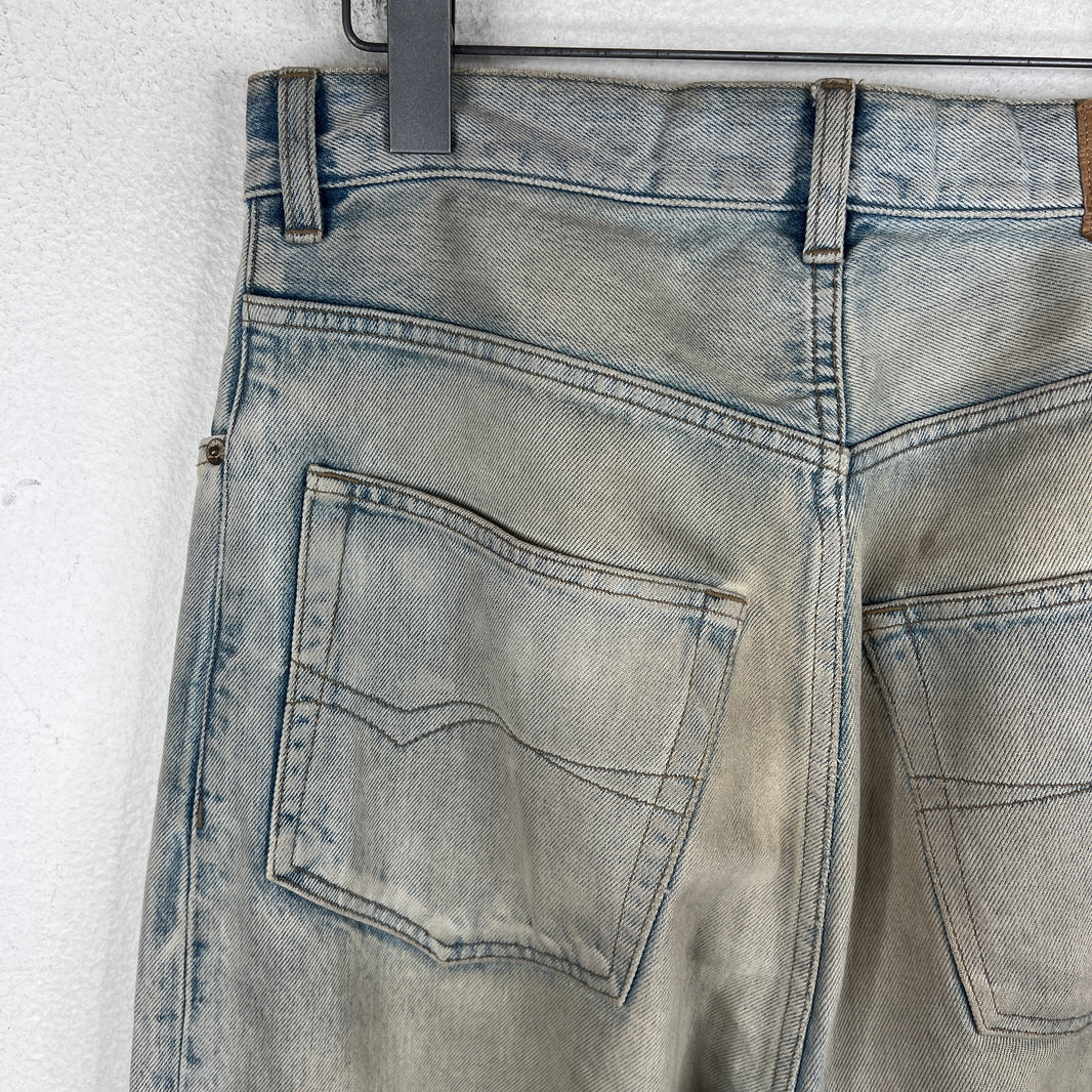 Balenciaga Size Sticker Baggy Denim Jeans