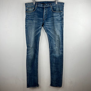Dior Ink Me Paint Splatter Jeans