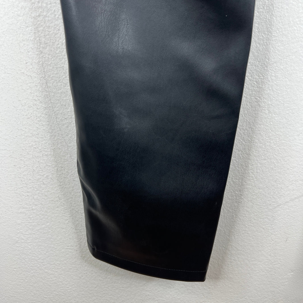 DRKSHDW Black Leather Tyrone Cut Pants