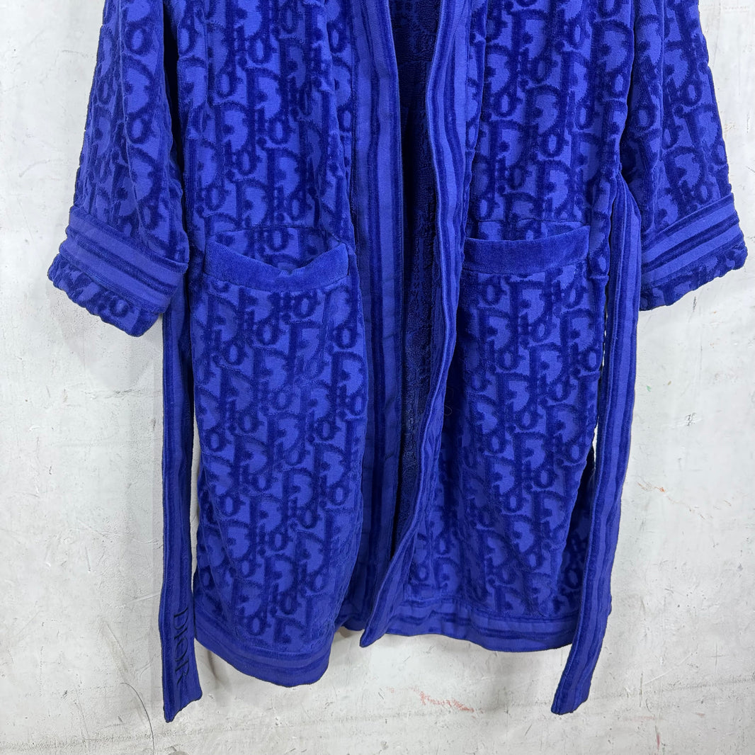 Dior Blue Oblique Bath Robe