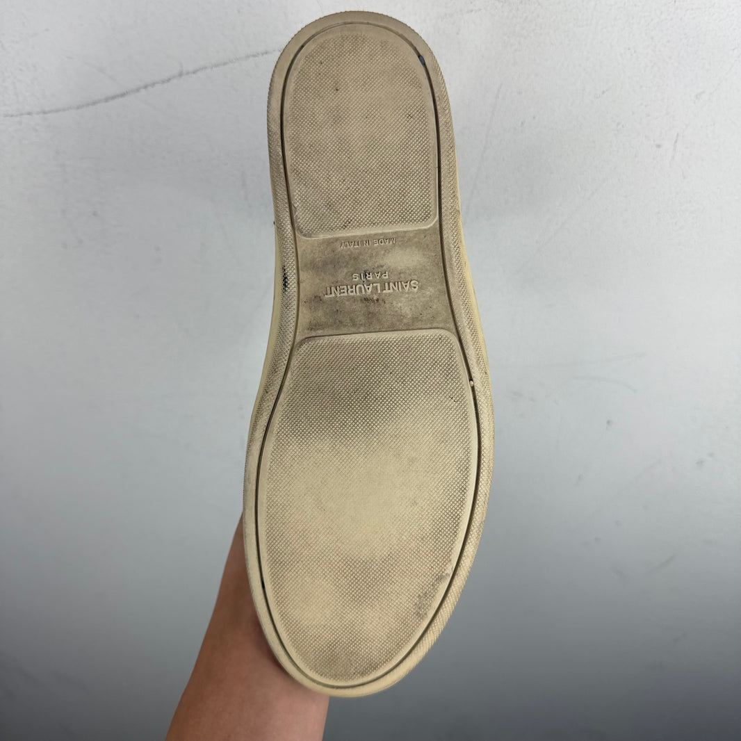 Saint Laurent Yellow/Black SL-10H Sneakers