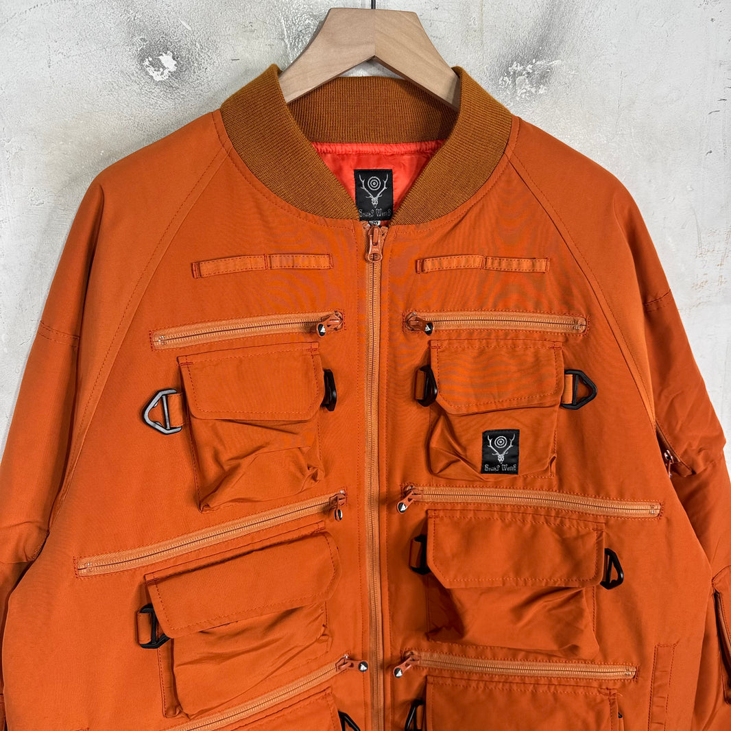 South2West8 BNWT Orange Cargo Jacket