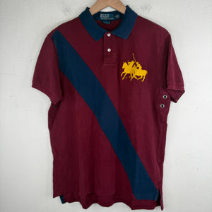 Ralph Lauren Burgundy/Navy Jockey Polo