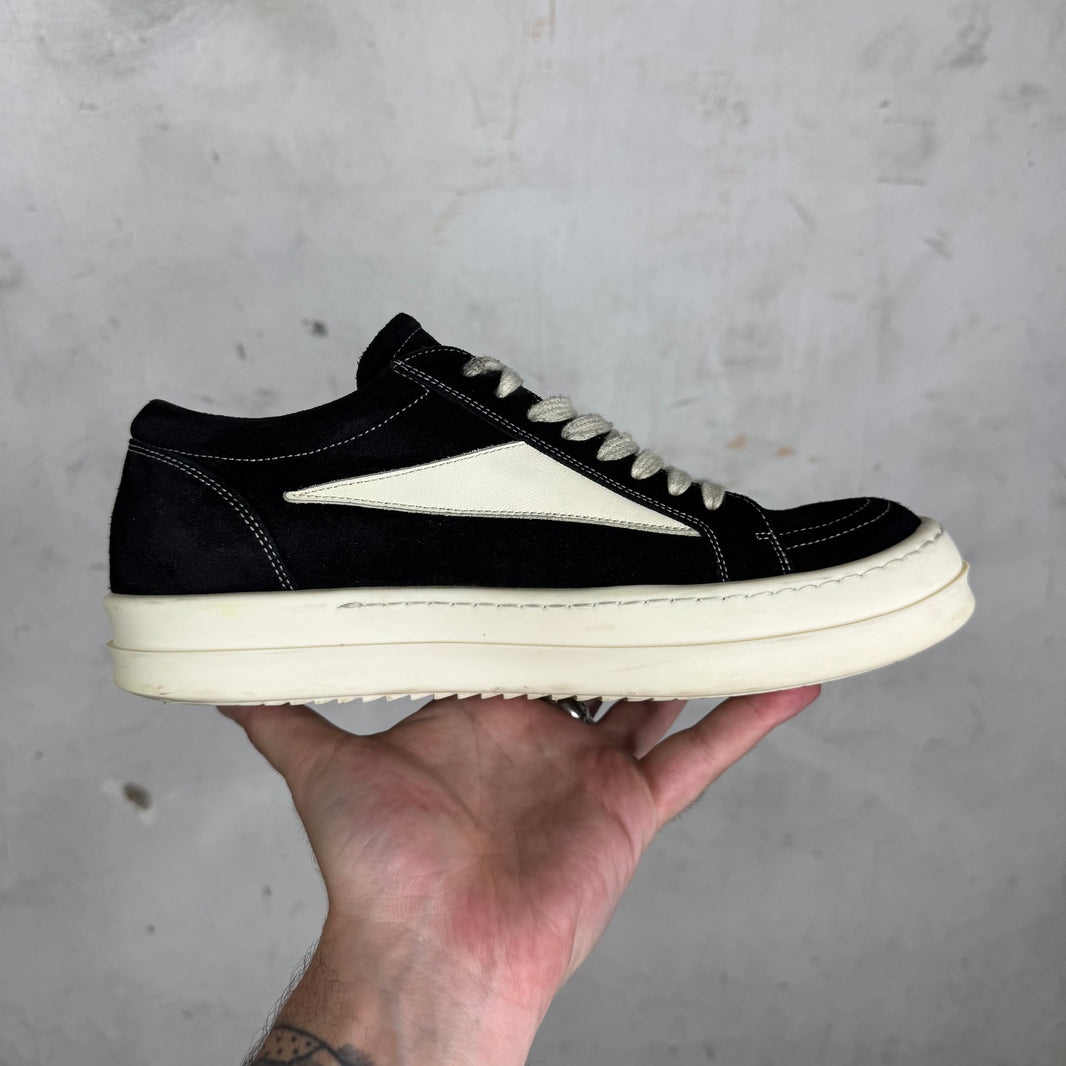 Rick Owens Black Suede Vans
