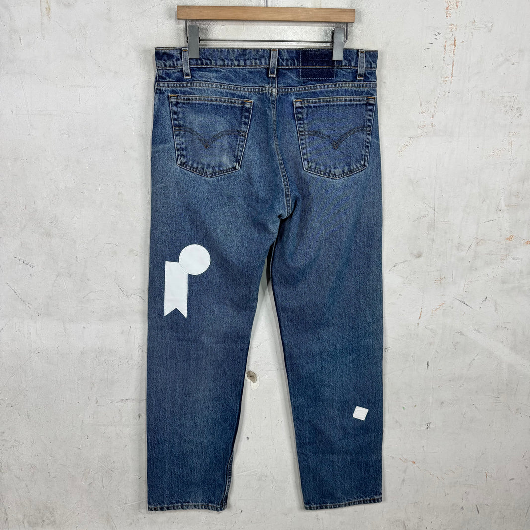 Stefan Cooke Patched Levi's Jeans