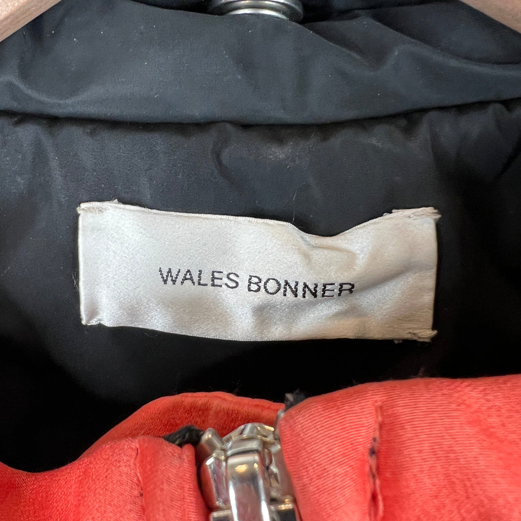 Wales Bonner Two Tone Polyamide Zip Up Jacket