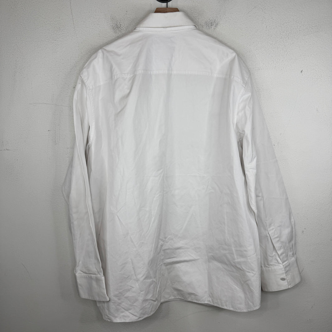 Gucci Sample White Button Up LS Dress Shirt