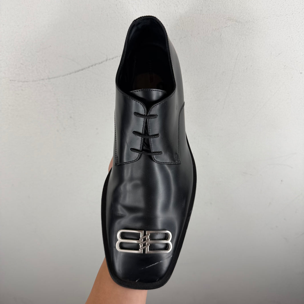 Balenciaga BB Metal Logo Derbies