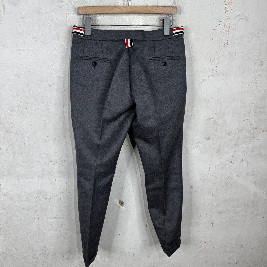 Thom Browne Grey Heavy Trousers