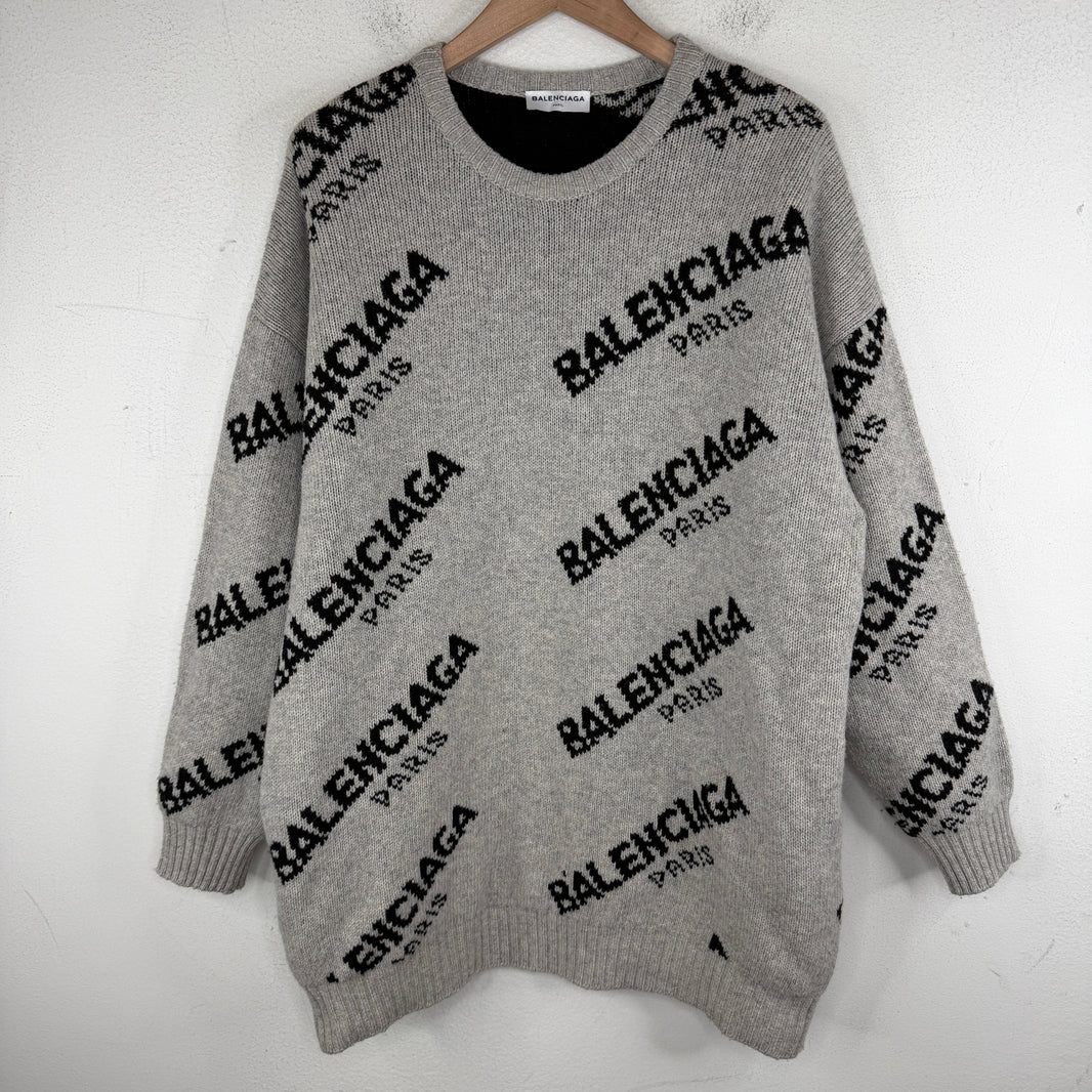 Balenciaga Repeat Logo Sweater