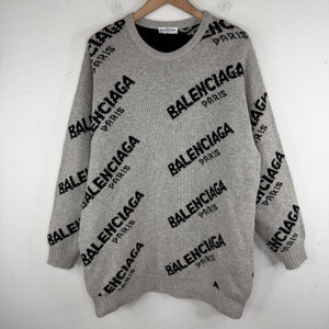 Balenciaga Repeat Logo Sweater