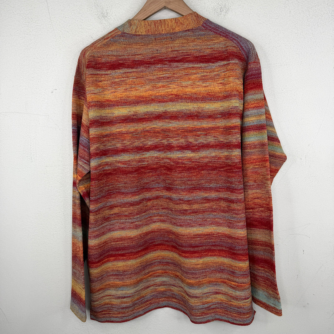 Needles Orange/Red Thin Cardigan