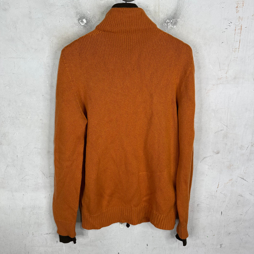 Hermes Double Layered Zip Knit