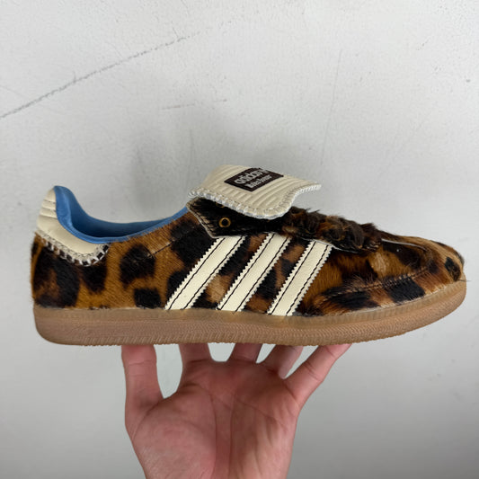 Adidas Wales Bonner Leopard Ponyhair Samba Sneakers