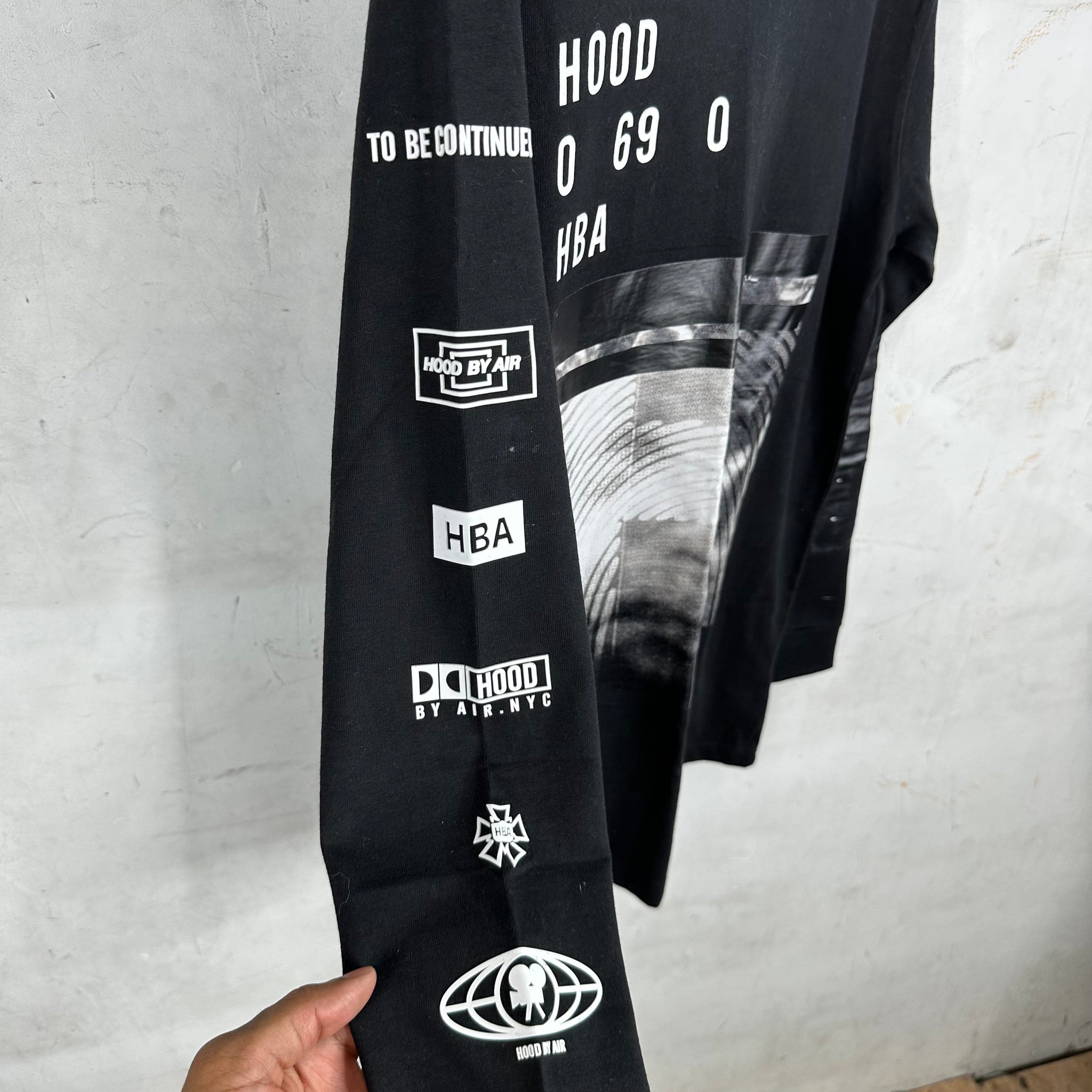 Hood By Air Brand Longsleeve T-shirt