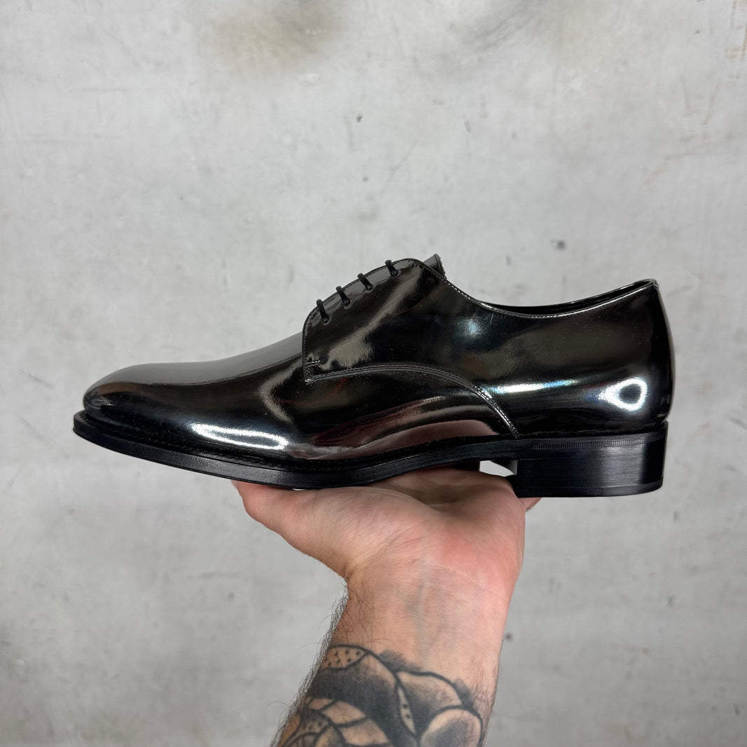 Saint Laurent Foil Metallic Derbys