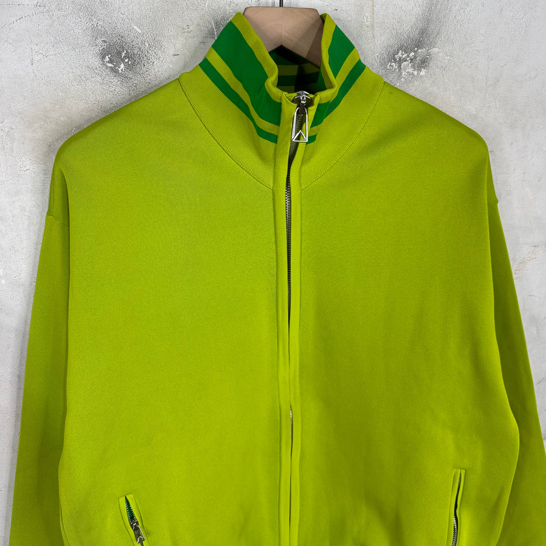 Bottega Veneta Green Knitted Track Jacket