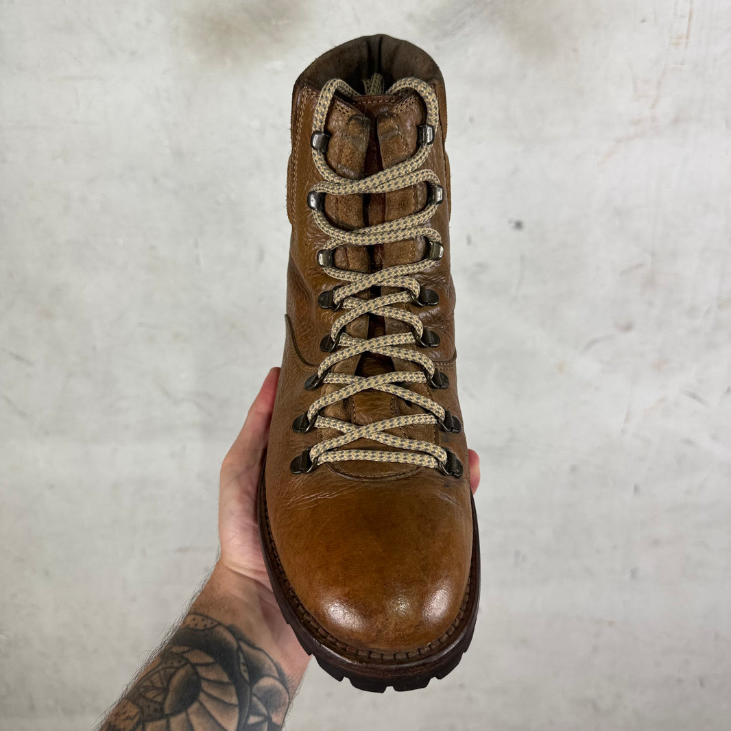 Brunello Cucinelli Leather Hiking Boots