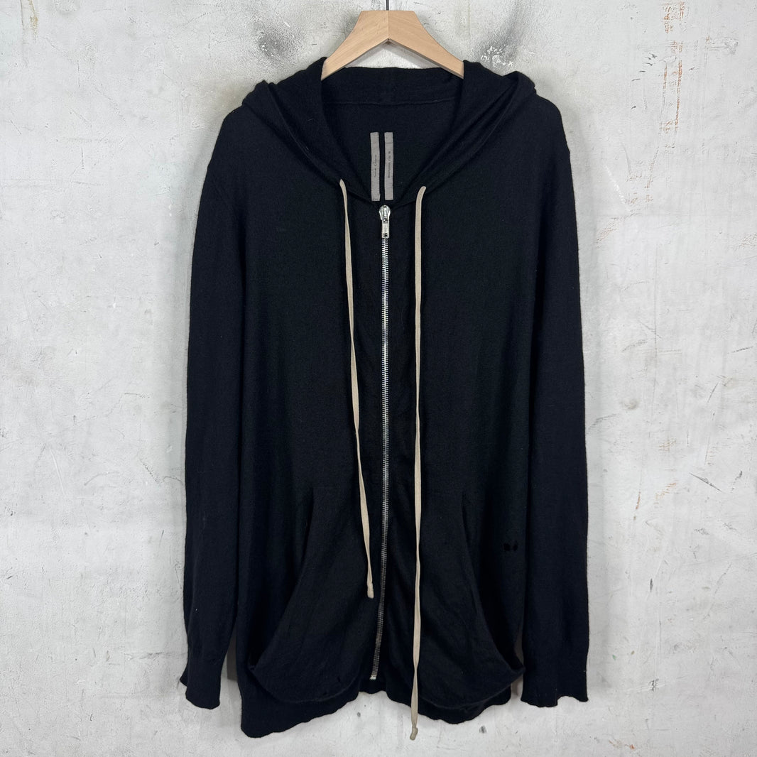 Rick Owens Mastadon Cashmere Jason Zip Hoodie